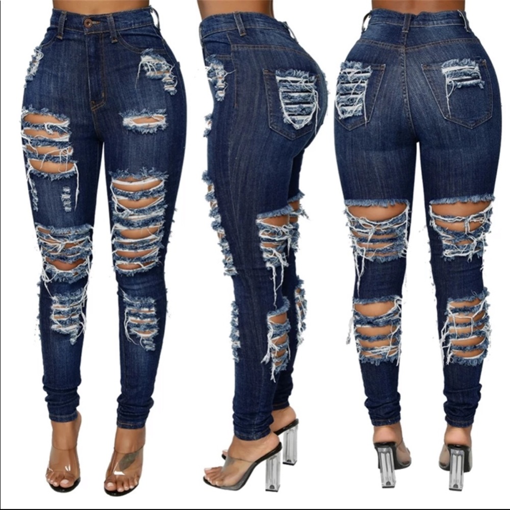Distressed Jeans